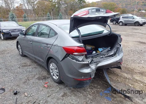 2017 Hyundai Elantra Se из США, поврежденный, VIN KMHD74LF3HU423823